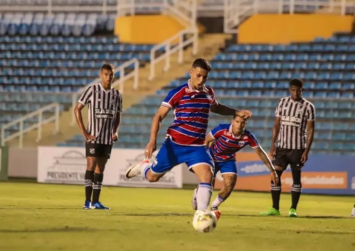 Com gol de pênalti, Fortaleza vence ida da final do Cearense Sub-20