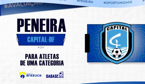 O Capital-DF realizará peneira para uma categoria