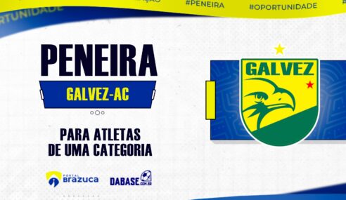 O Galvez-AC realizará peneira para uma categoria